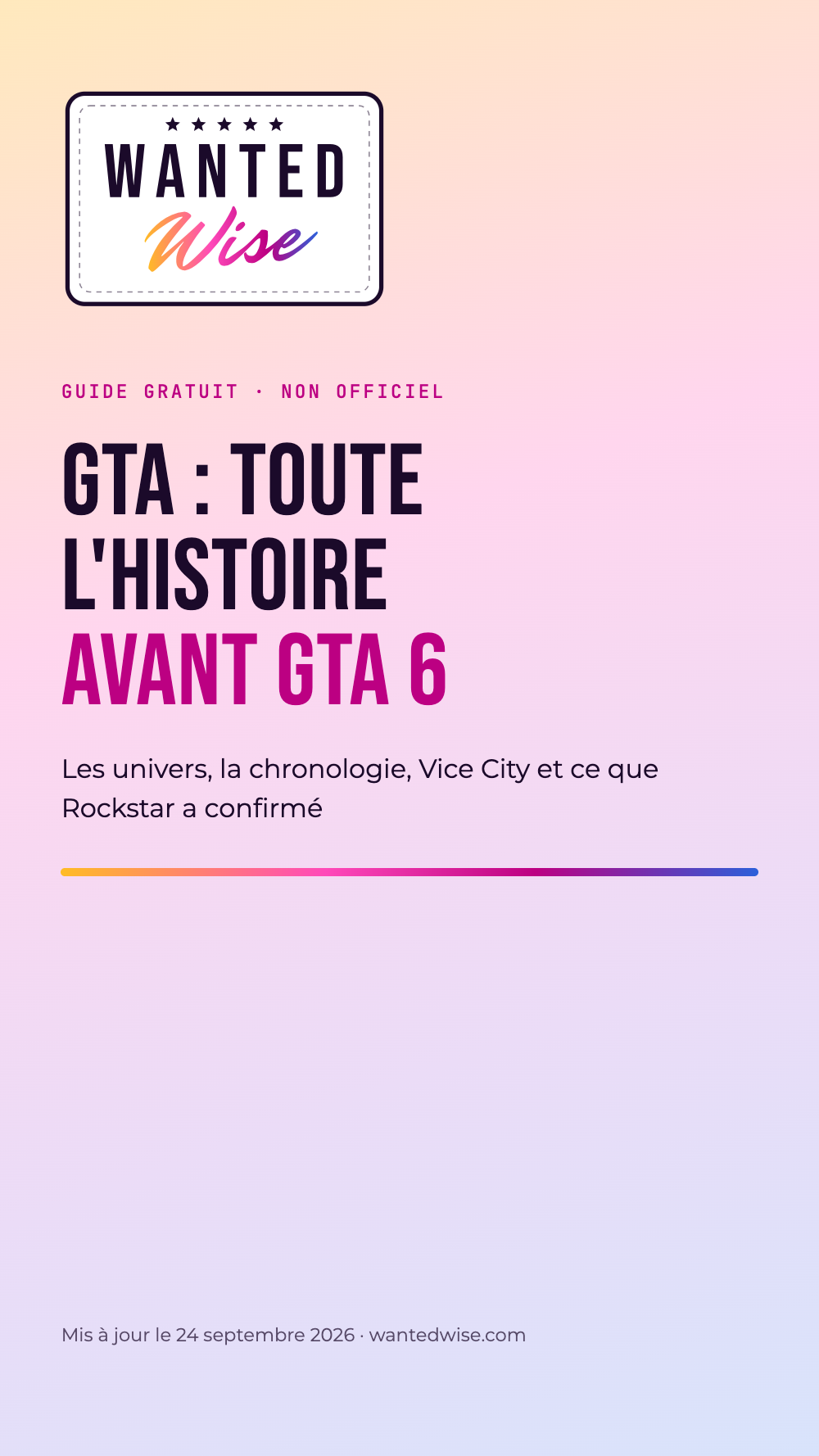 GTA : toute l'histoire avant GTA 6, l'ebook gratuit